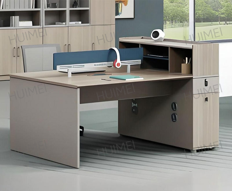 Screen Style Office Desk, Soundproof Office Cabin Desk, Executive Desk, Embedded Storage, Administrative Desk, Modular Multifunctional Desk