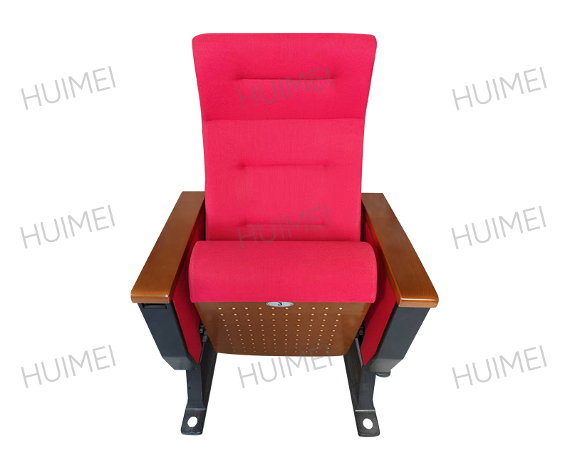 Hui Mei Luxury Upholstered Auditorium Chair Blue or Red HMZX-004